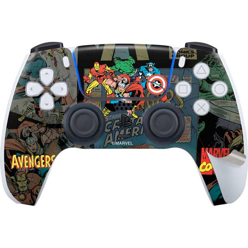 Marvel Classic Comics Avengers Assemble PS5 Pro Bundle Skin